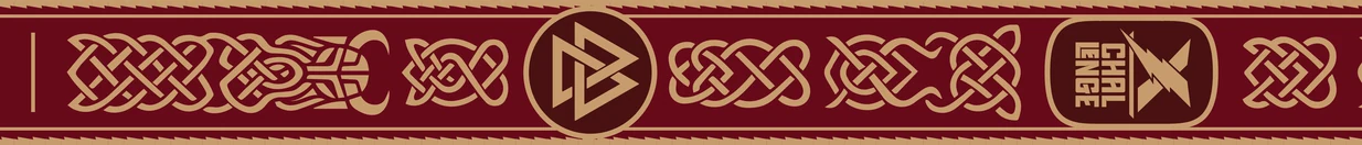 The odin ribbon, front, laid flat