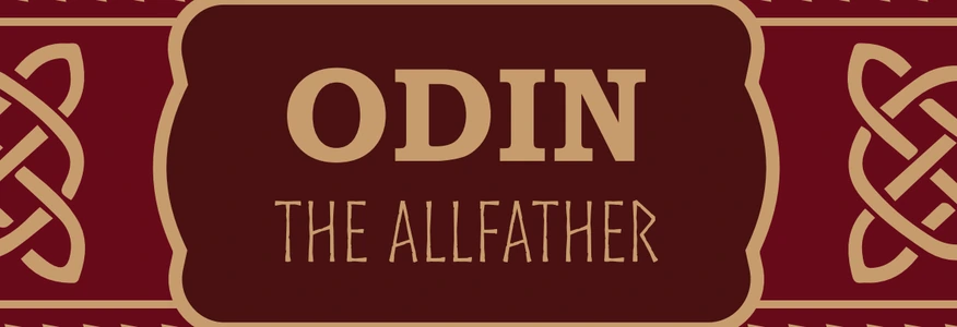 ODIN — The Allfather, woven into the ribbon